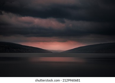 Stormy Sunset Over Hemlock Lake NY