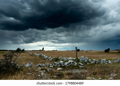 Stormy Weather Over The Island Of Öland