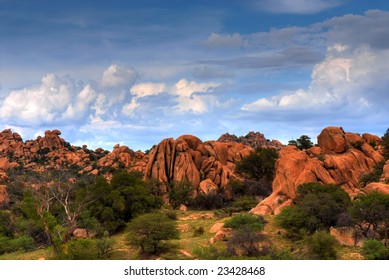 Stormy Weather In Texas Canyon In Southeast Arizona