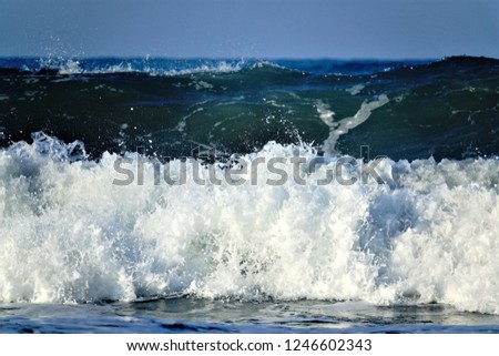 Similar – white water Flash photo