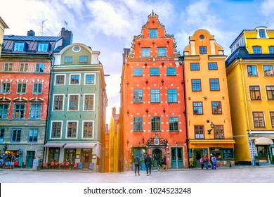 Stortorget square in Old Town (Gamla Stan) in Stockholm, the capital of Sweden