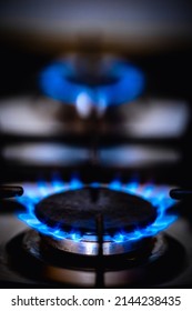 stove for cooking gas burner blue flames