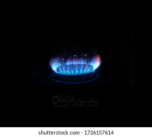 The Stove And The Fire Flames