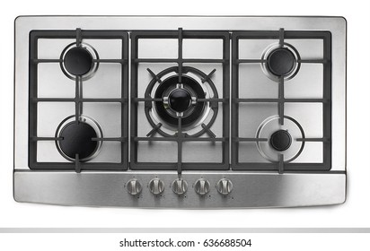 stove hob cooking kitchen cooker metal burner gas kitchen electric hot cooktop kitchenware stainless stove - Shutterstock ID 636688504