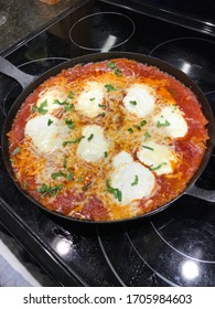 Stovetop Bacon Lasagna In Cast Iron Skillet