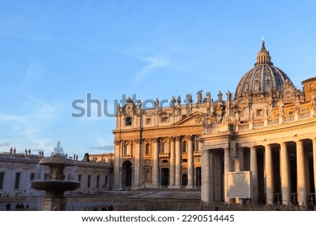 St.Peter's Basilica in Vatican City, Rome, Italy