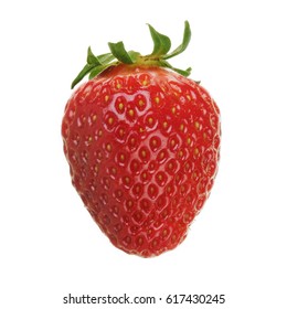 straberry isolated on white background