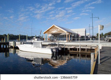 Strahan, Tasmania: April 04, 2019: Gordon River Cruises From Macquarie Harbour. Exploring The Wilderness Area Of Franklin Gordon Wild Rivers National Park. 