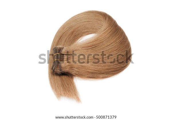 Straight Auburn Brown Human Hair Bundles Stock Photo Edit Now