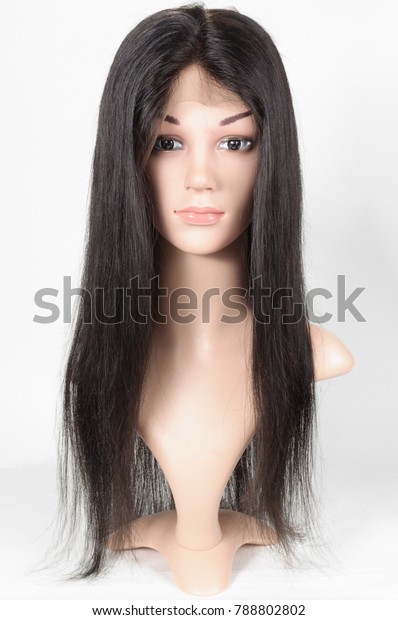 Straight Circled Sewed Human Hair Weaves Stock Photo Edit Now