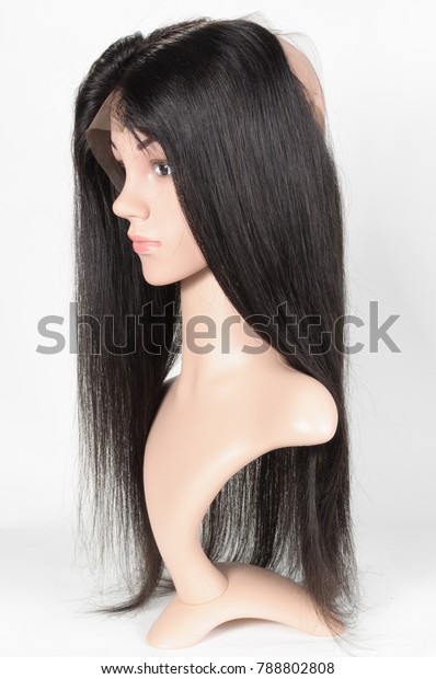 Straight Circled Sewed Human Hair Weaves Stock Photo Edit