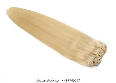 Straight  Dark Blonde Human Hair Extensions For Weave Wigs 