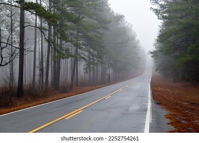 straight and empty paved road