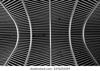 straight lines pattern in bw