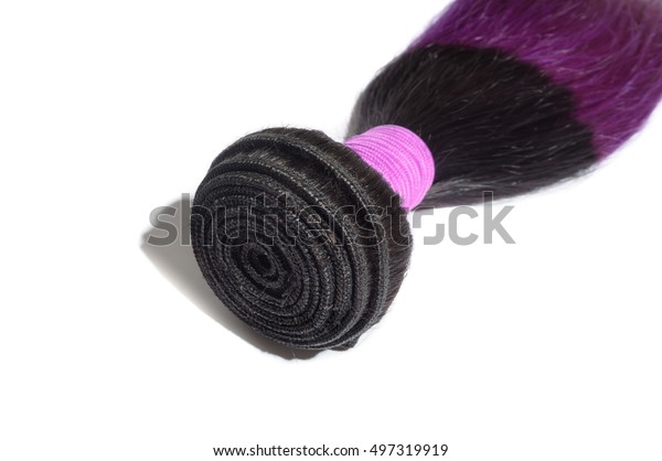 Straight Ombre Two Tone Black Purple Stock Photo Edit Now 497319919