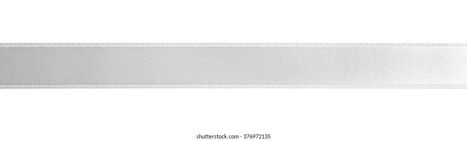 Straight Ribbon, Isolated On White