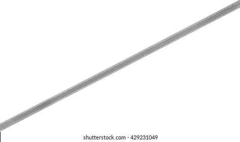 Straight Ribbon, Isolated On White