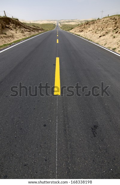 Straight\
road