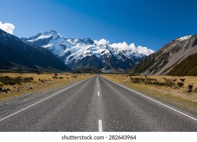 road and mountain