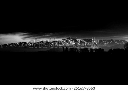 Similar – Image, Stock Photo foothills of the Alps