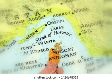 The Strait Of Hormuz (selective Focus).