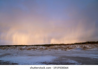 
Strange Hail Clouds In The Sea Dunes