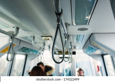 strap in a train