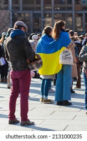 Strasbourg Against War On Ukraine, 26 Febrary 2022, Against Putin, Place Kleber