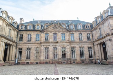 Strasbourg, Alsace / France - November 9, 2018: Palace Rohan Facade, The Residence Of The Prince-bishops And Cardinals Of The House Of Rohan, An Ancient French Noble Family Originally From Brittany.