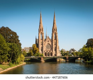 Strasbourg Cathedral River View