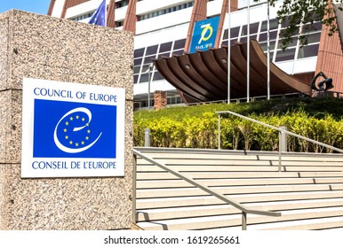 Strasbourg, France - July 3, 2019: Building Of Palace Of Europe In Strasbourg City, France. The Building Hosts Parliamentary Assembly Of The Council Of Europe Since 1977