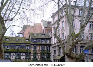 Strasbourg, France - March The 31st 2022: The City Of Strasbourg In Spring.