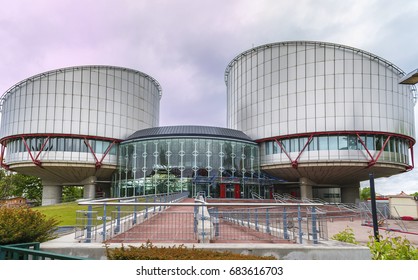 Strasbourg, France - May 2017: European court of Human Rights