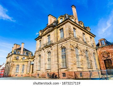 Strasbourg, France: Rohan Palace (Palais Rohan) Built Next To The Cathedral In The 1730s From Designs By Robert De Cotte, Considered A Masterpiece Of French Baroque Architecture.