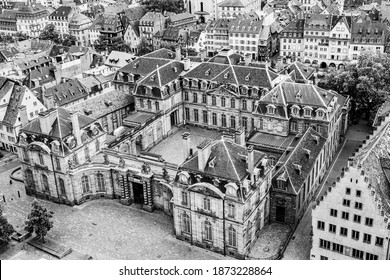 Strasbourg, France: Rohan Palace (Palais Rohan) Built Next To The Cathedral In The 1730s From Designs By Robert De Cotte, Considered A Masterpiece Of French Baroque Architecture.