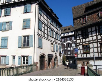 Strasbourg Street, Historic Center, Beautiful Old Houses, Spring, April, 2009, France