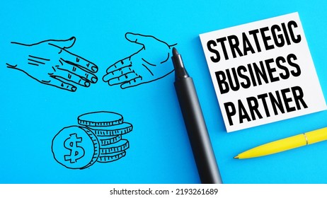 Strategic Business Partner Is Shown Using A Text