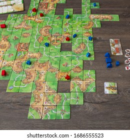 Strategic And Economic Board Game Carcassonne