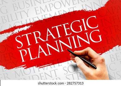 Strategic Planning Word Cloud Business Concept Stock Photo 282757313 ...