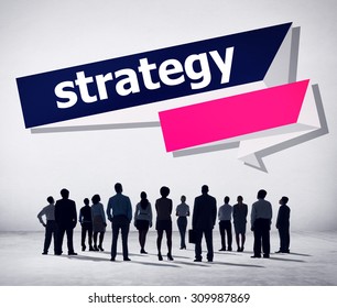 Strategy Planning Solution Tactics Vision Direction Concept