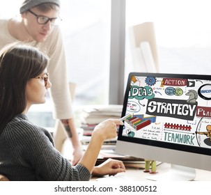 Strategy Solution Development Mission Motivation Concept - Shutterstock ID 388100512