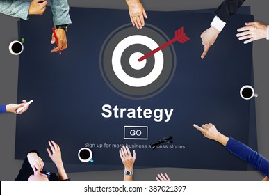 Strategy Vision Planning Process Operation Concept Stock Photo ...