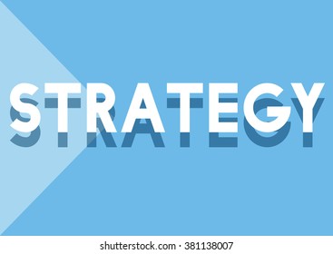 Strategy Vision Planning Process Tactic Concept Stock Photo 381138007 ...