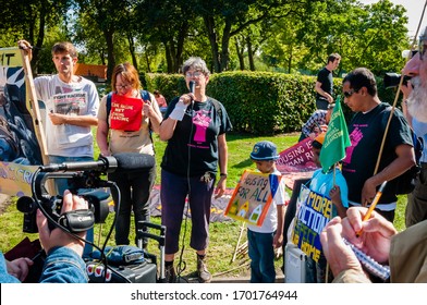 Stratford, London, UK, 19 September 2015: Newham Council To Displace The Mothers From London, City-wide Process Of Social Cleansing, With Low Income People

