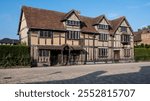 Stratford-upon-Avon, England – June 18, 2024 – View of Shakespeare