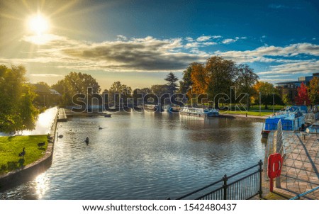 Stratford-upon-Avon, hometown of William Shakespeare. United Kingdom, England