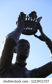 Stratford-upon-Avon. Oct 2018 - The Shakespeare Memorial Statues By Lord Ronald Gower