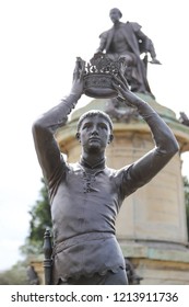 Stratford-upon-Avon. Oct 2018 - The Shakespeare Memorial Statues By Lord Ronald Gower