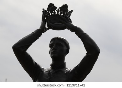 Stratford-upon-Avon. Oct 2018 - The Shakespeare Memorial Statues By Lord Ronald Gower