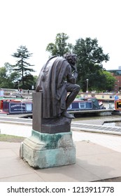 Stratford-upon-Avon. Oct 2018 - The Shakespeare Memorial Statues By Lord Ronald Gower